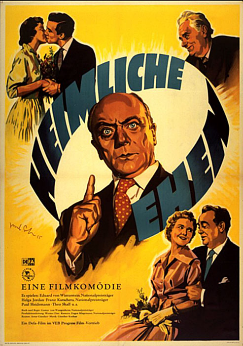 Plakat zum Film: Heimliche Ehen