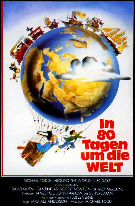 Plakat zum Film: In 80 Tagen um die Welt
