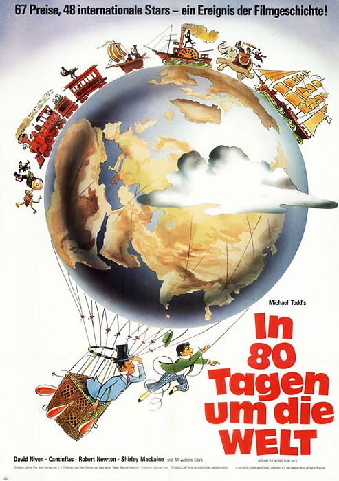 Plakat zum Film: In 80 Tagen um die Welt