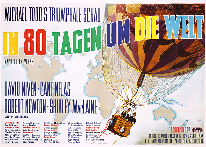 Plakat zum Film: In 80 Tagen um die Welt