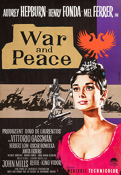 Plakat zum Film: Krieg und Frieden
