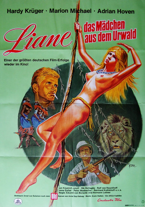 Plakat zum Film: Liane, das Mädchen aus dem Urwald