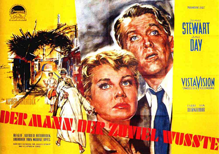 Filmplakat Mann Der Zuviel Wusste Der 1956 Plakat 2 Von 6 Filmposter Archiv