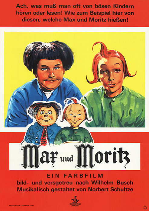 Plakat zum Film: Max und Moritz