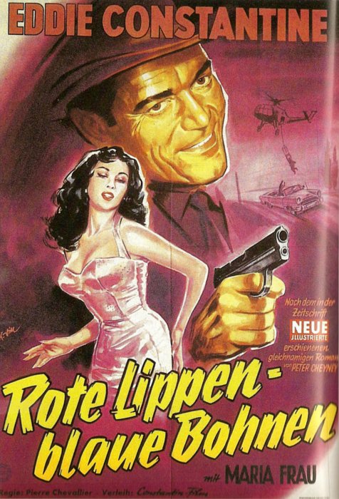 Plakat zum Film: Rote Lippen - blaue Bohnen