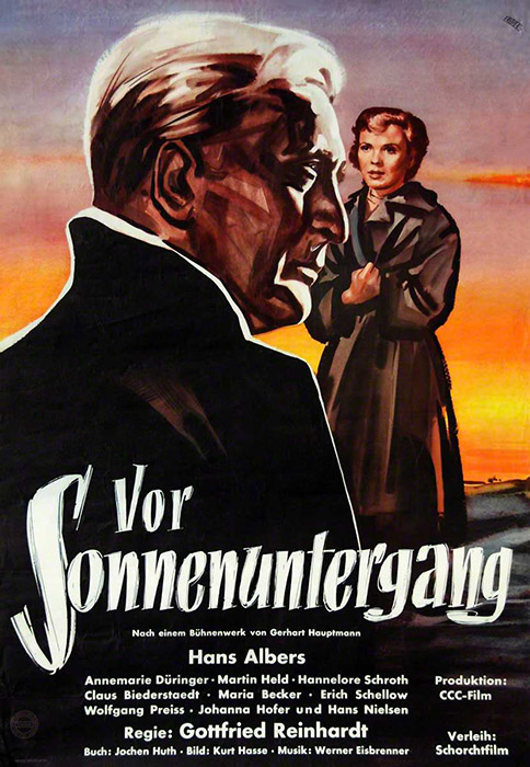 Plakat zum Film: Vor Sonnenuntergang