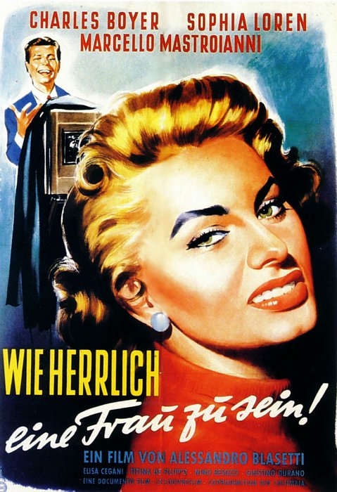 Plakat zum Film: Wie herrlich, eine Frau zu sein