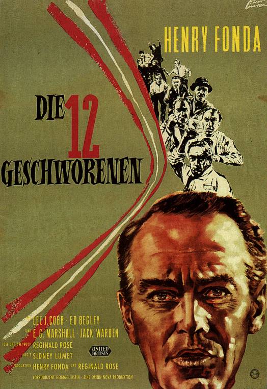 Plakat zum Film: zwölf Geschworenen, Die