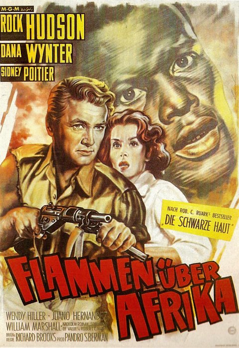 Plakat zum Film: Flammen über Afrika