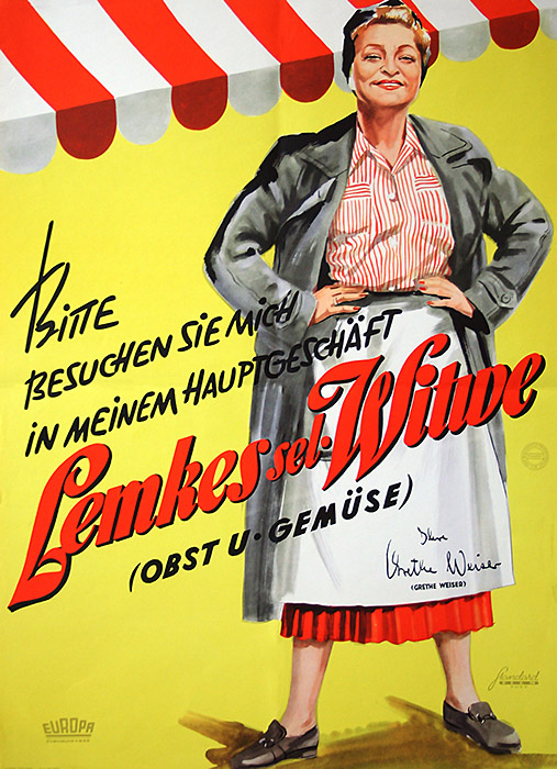 Plakat zum Film: Lemkes sel. Witwe