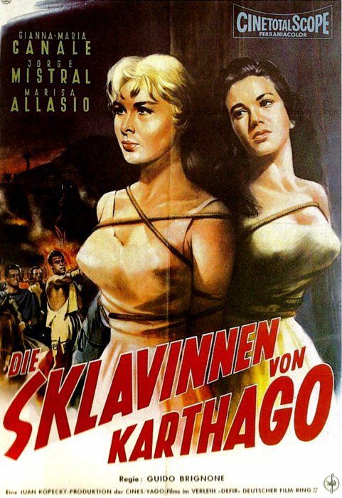 Plakat zum Film: Sklavinnen von Karthago, Die