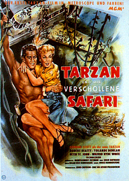Plakat zum Film: Tarzan und die verschollene Safari