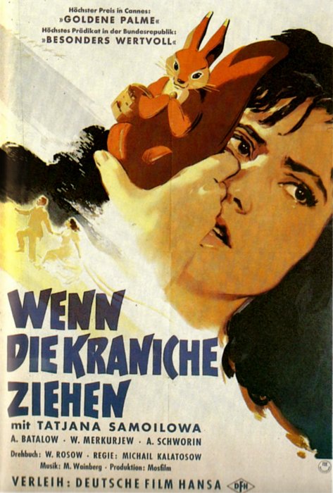 Plakat zum Film: Wenn die Kraniche ziehen