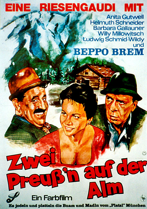 Plakat zum Film: Zwei Matrosen auf der Alm