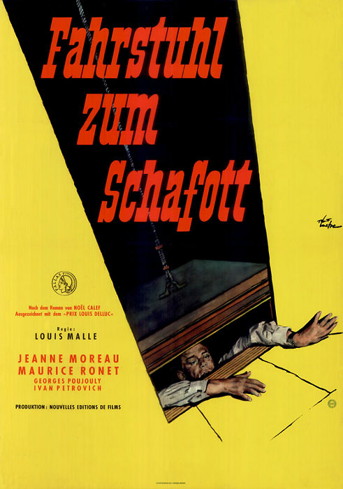Plakat zum Film: Fahrstuhl zum Schafott