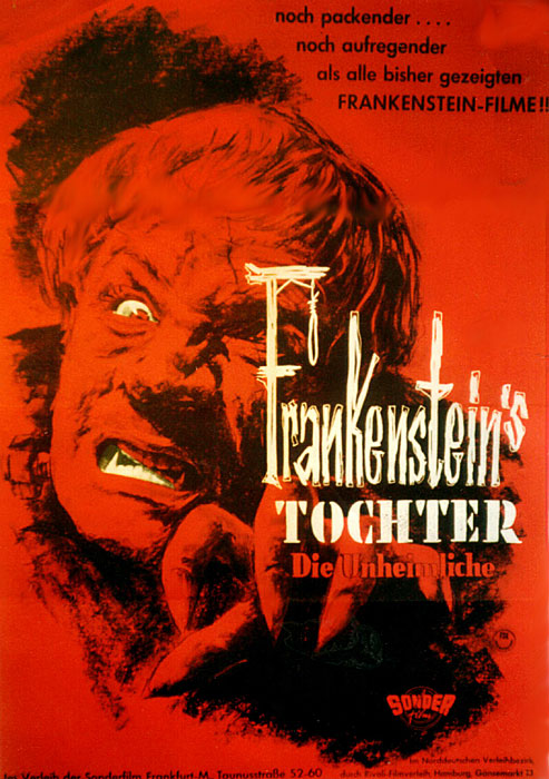 Plakat zum Film: Frankensteins Tochter