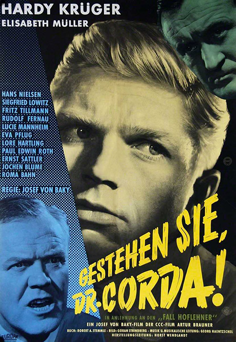 Plakat zum Film: Gestehen Sie, Dr. Corda