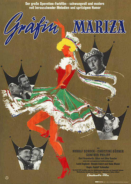 Plakat zum Film: Gräfin Mariza