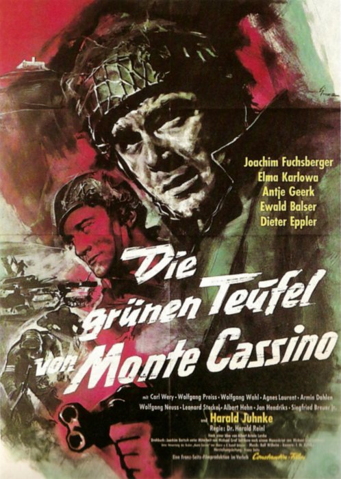 Plakat zum Film: grünen Teufel von Monte Cassino, Die