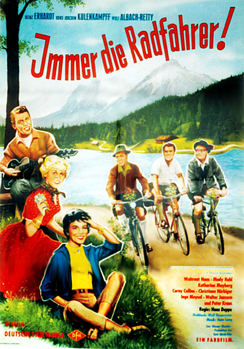 Plakat zum Film: Immer die Radfahrer