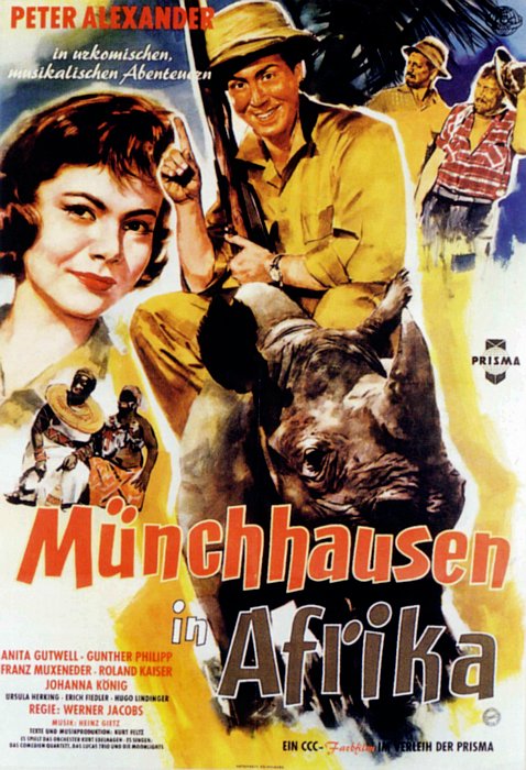 Plakat zum Film: Münchhausen in Afrika