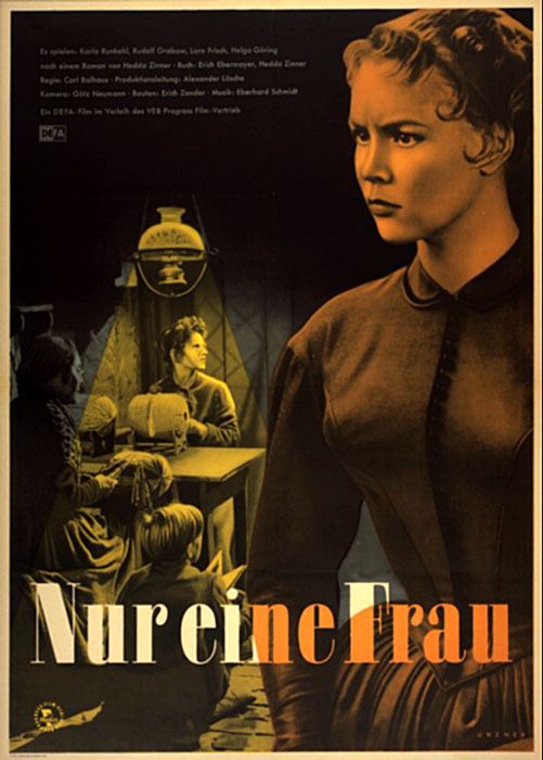 Plakat zum Film: Nur eine Frau