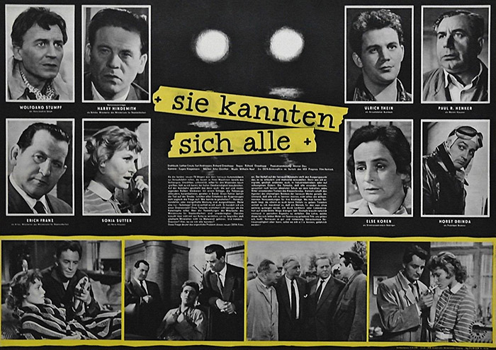 Plakat zum Film: Sie kannten sich alle