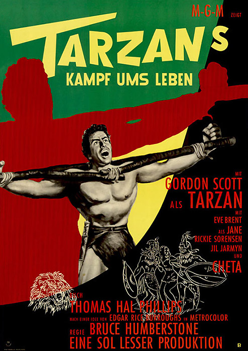 Plakat zum Film: Tarzans Kampf ums Leben