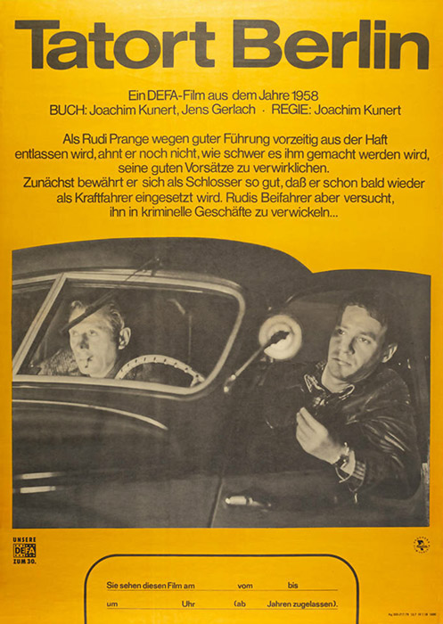 Plakat zum Film: Tatort Berlin