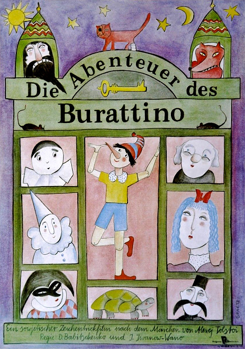 Plakat zum Film: Abenteuer des Burattino, Die