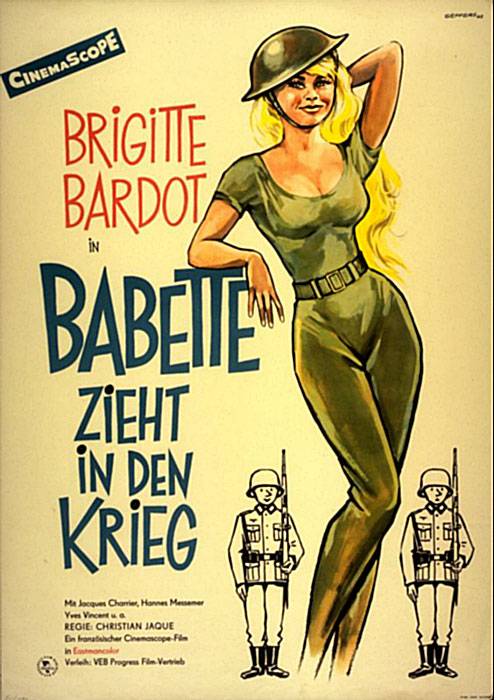 Plakat zum Film: Babette zieht in den Krieg