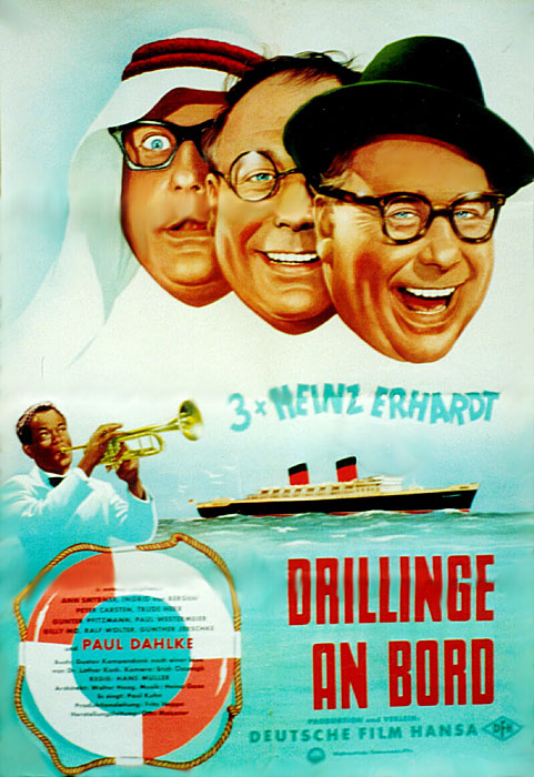Plakat zum Film: Drillinge an Bord
