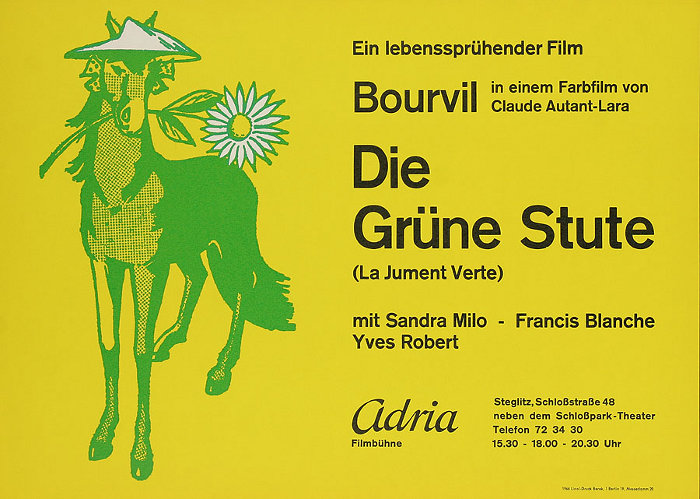 Plakat zum Film: grüne Stute, Die