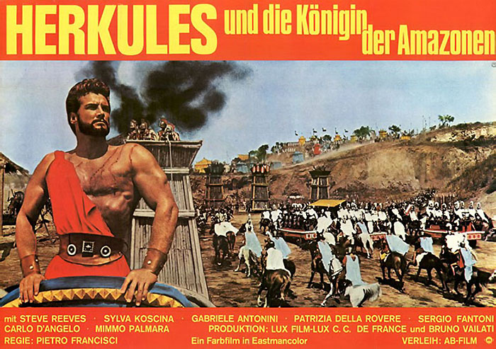 Plakat zum Film: Herkules und die Königin der Amazonen