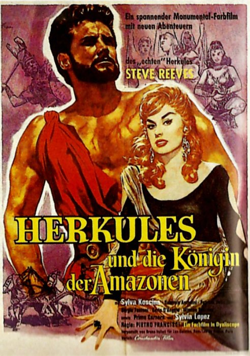Plakat zum Film: Herkules und die Königin der Amazonen