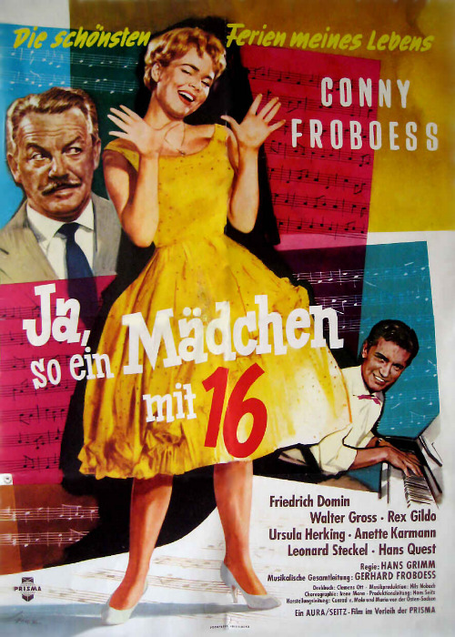 Plakat zum Film: Ja, so ein Mädchen mit sechzehn