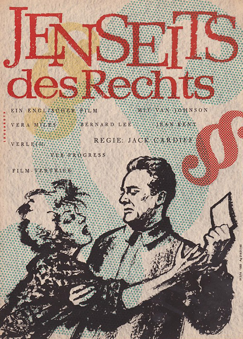 Filmplakat Jenseits des Rechts (1959) FilmposterArchiv