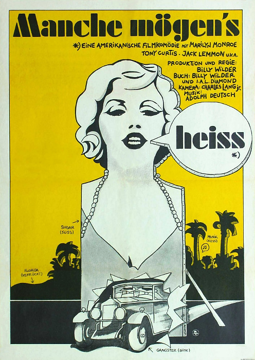 Plakat zum Film: Manche mögen's heiß