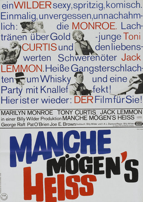 Plakat zum Film: Manche mögen's heiß