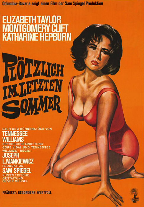 Plakat zum Film: Plötzlich im letzten Sommer