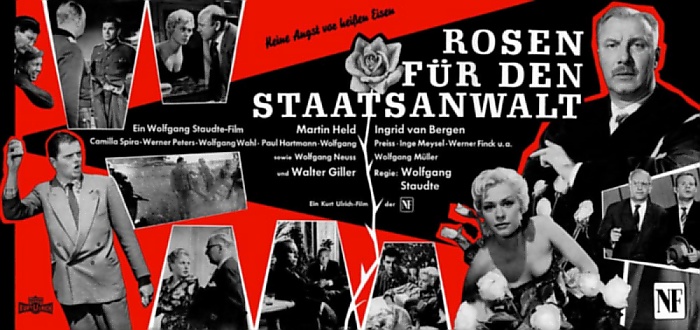 Plakat zum Film: Rosen für den Staatsanwalt