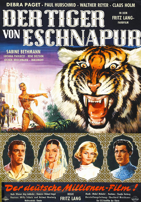 Plakat zum Film: Tiger von Eschnapur, Der