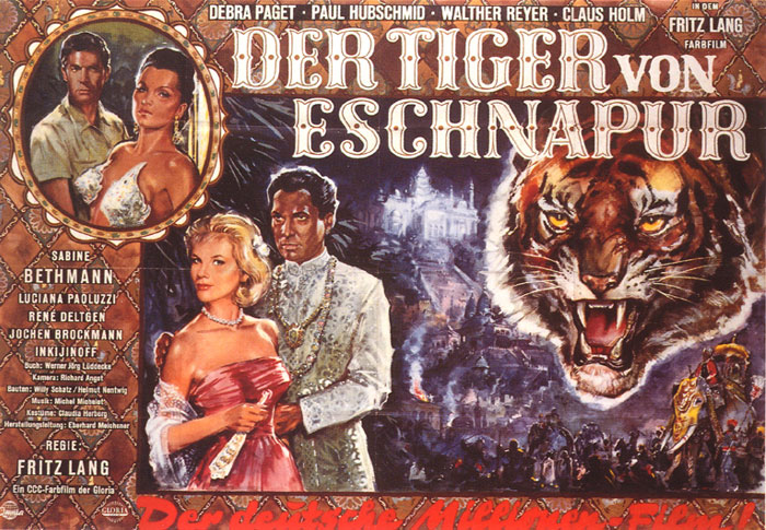 Plakat zum Film: Tiger von Eschnapur, Der