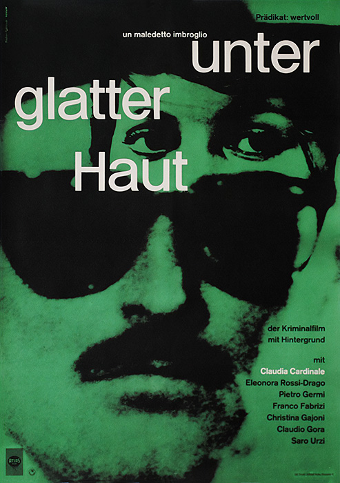 Plakat zum Film: Unter glatter Haut