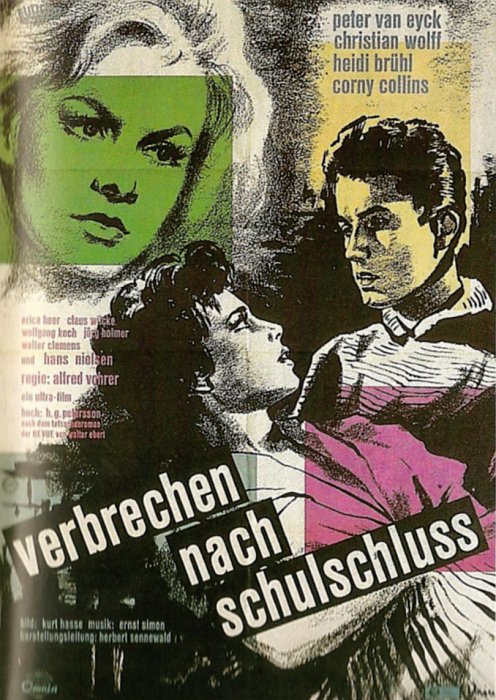 Plakat zum Film: Verbrechen nach Schulschluss