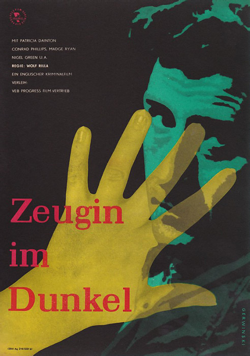 Plakat zum Film: Zeugin im Dunkel