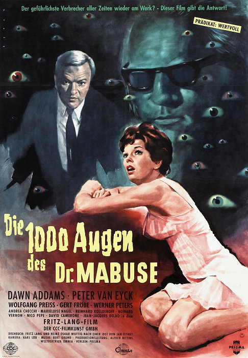 Plakat zum Film: 1000 Augen des Dr. Mabuse, Die