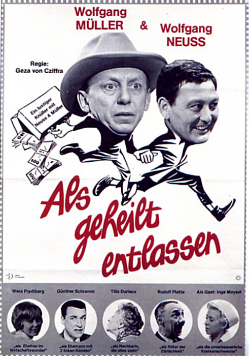 Plakat zum Film: Als geheilt entlassen