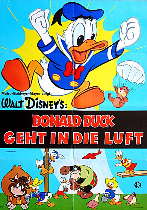 Plakat zum Film: Donald Duck geht in die Luft