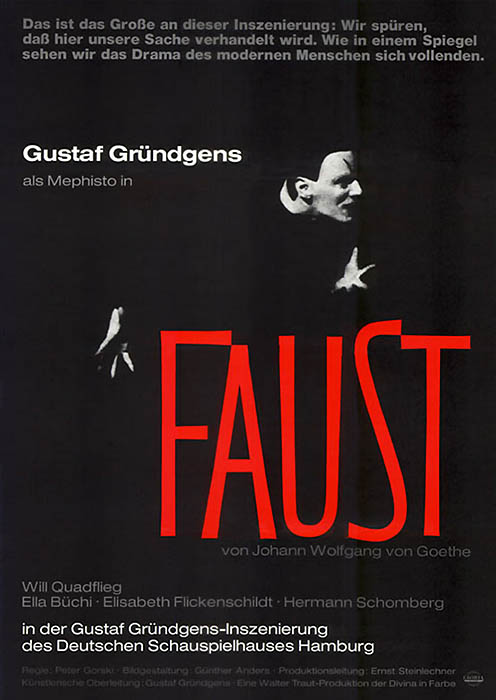 Plakat zum Film: Faust